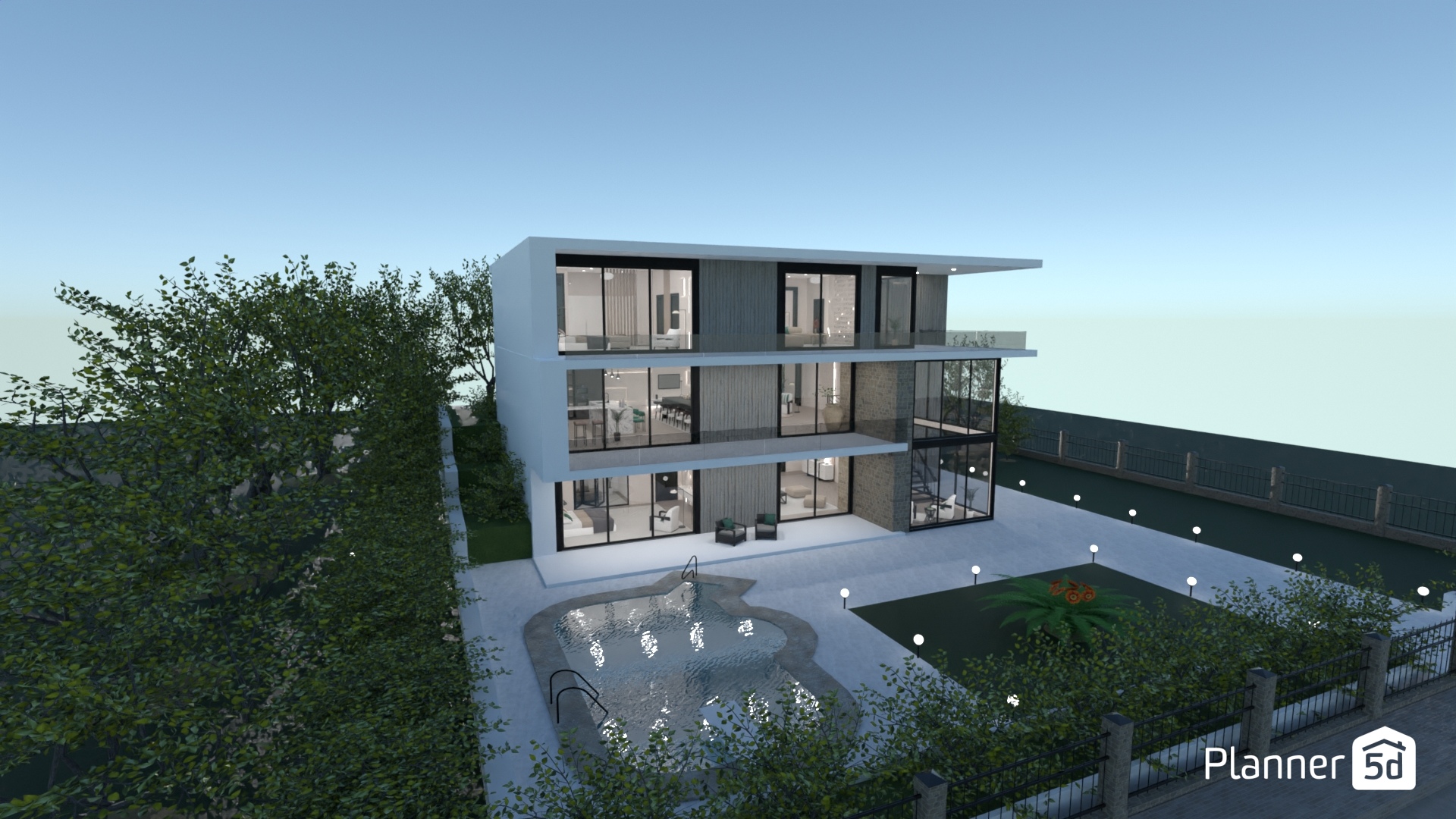 modern villa #29245188 by Dilawar