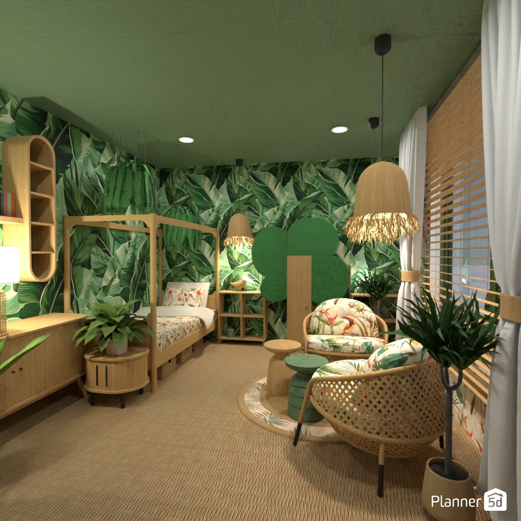 Jungle Bedroom #21847678 by Editors Choice