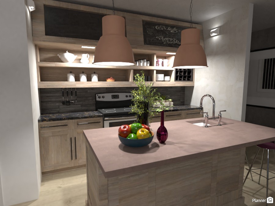 Modern Country Kitchen 4421274 by Freek image