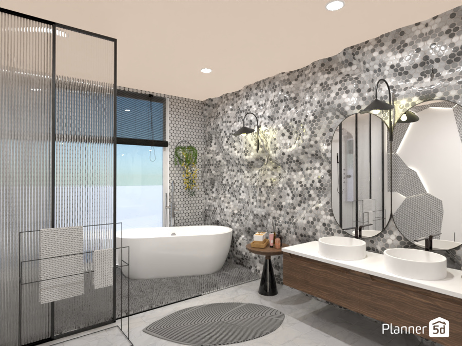 Biophilic Bathroom #13061715 by Micaela Maccaferri