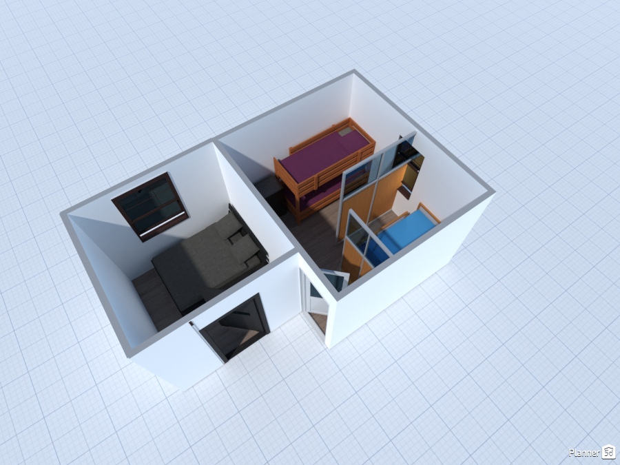221 E 18th st 2 small bedroom plan #2593594 by Anonymous