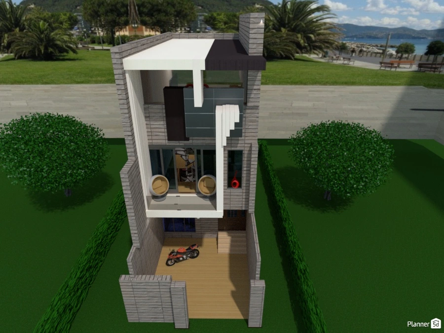 Modern Bachelor House #71583 by Jason