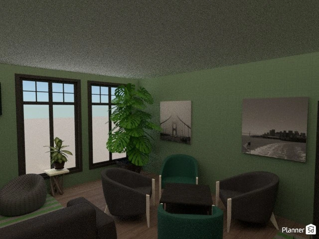 Green living room #3023000 by Doggy