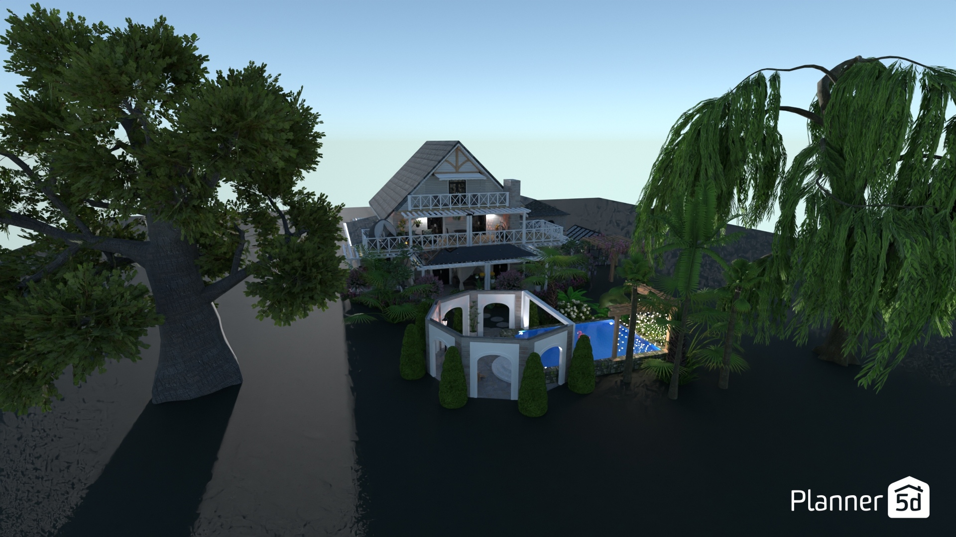Big Farmhouse - back #4001032 by Corin K