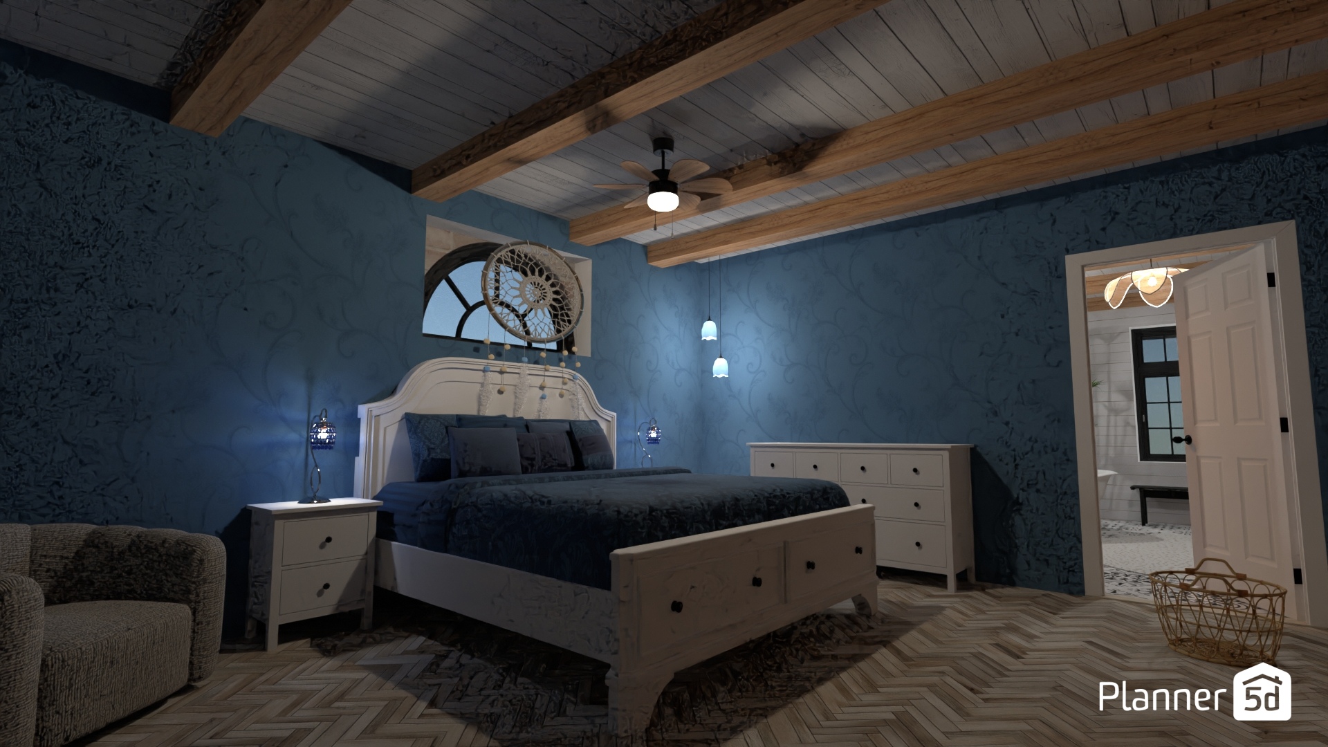 Big Farmhouse - bedroom #4001048 by Corin K