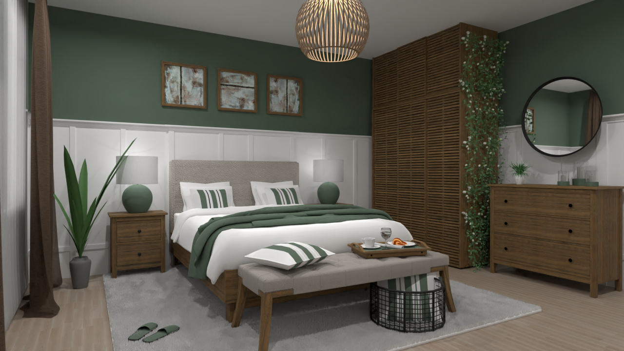 Green Bedroom #7995900 by Gabija