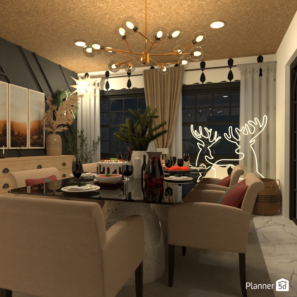 DB: Thanksgiving Day - room shell copy #23463987 by Editors Choice