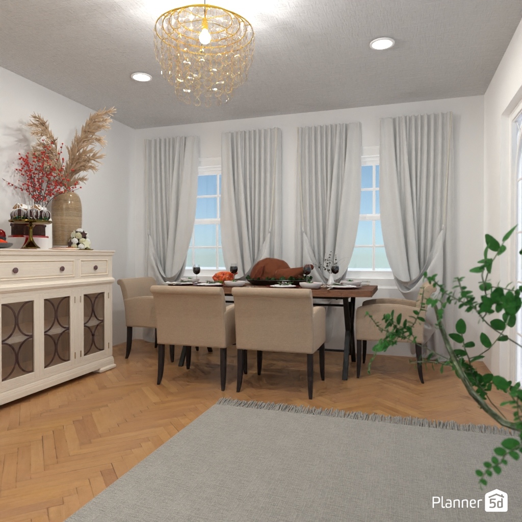 DB: Thanksgiving Day - room shell copy #23481194 by Editors Choice