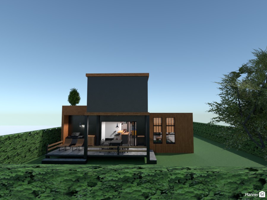 2 stories modern house #3559436 by Rodica