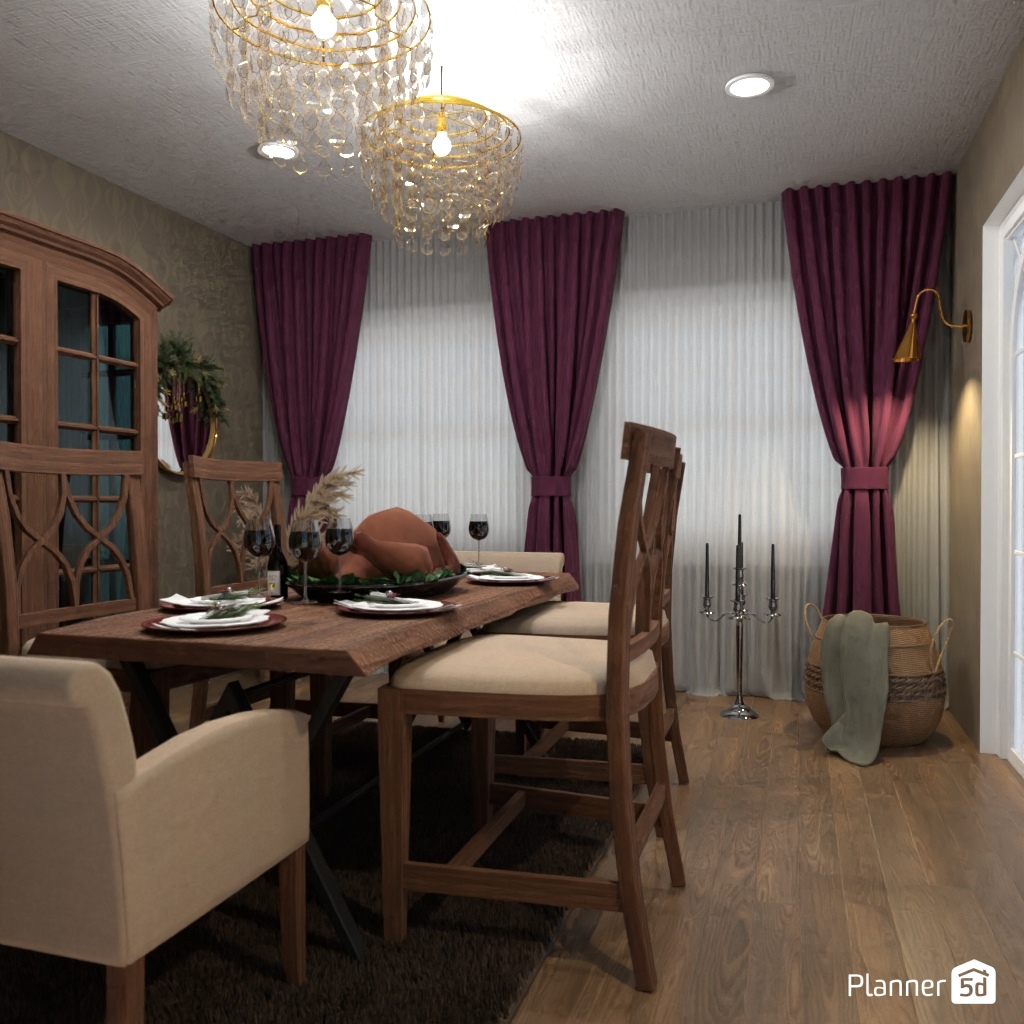 DB: Thanksgiving Day - room shell copy #23521014 by Editors Choice