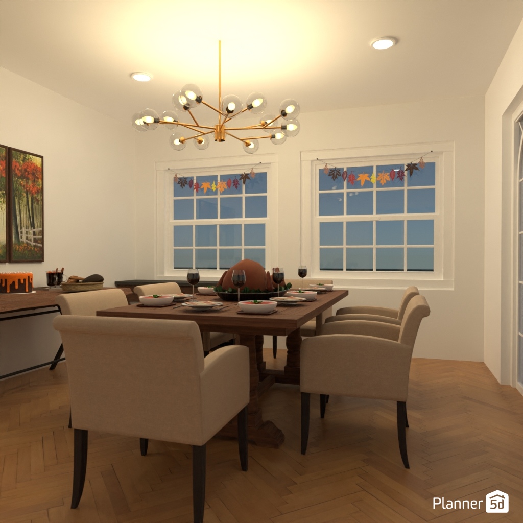 DB: Thanksgiving Day - room shell copy #23460067 by Editors Choice