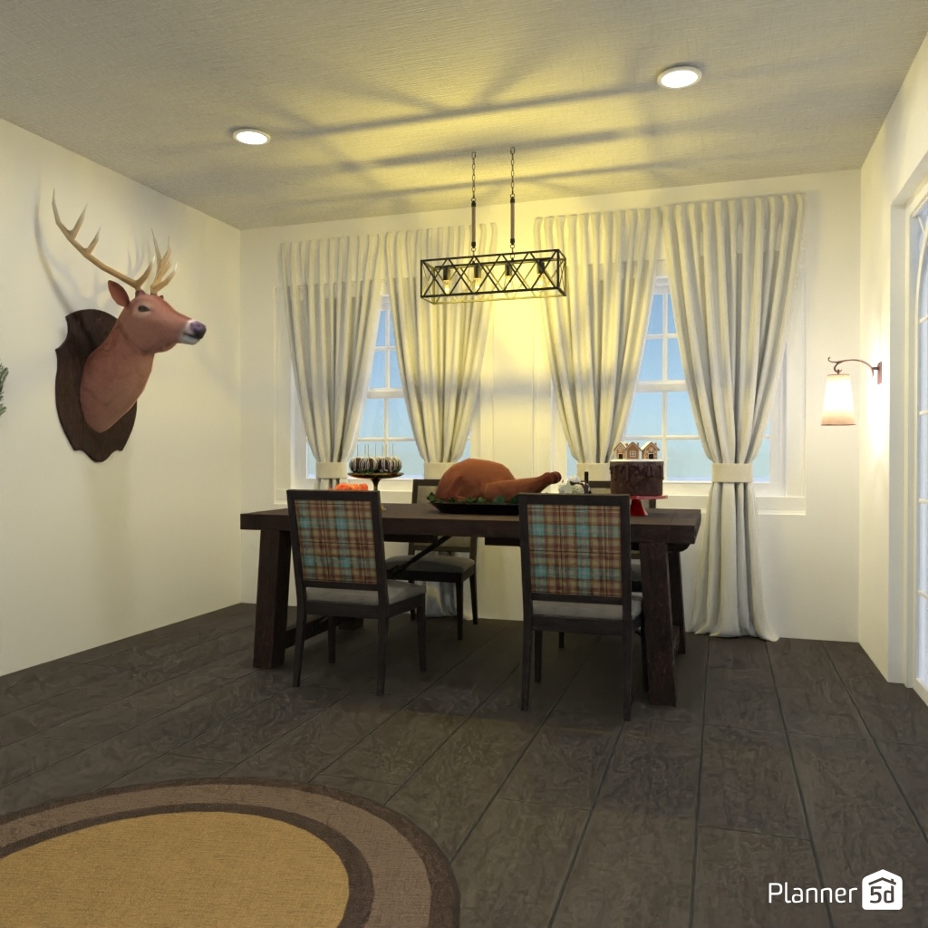 DB: Thanksgiving Day - room shell copy #23492002 by Editors Choice