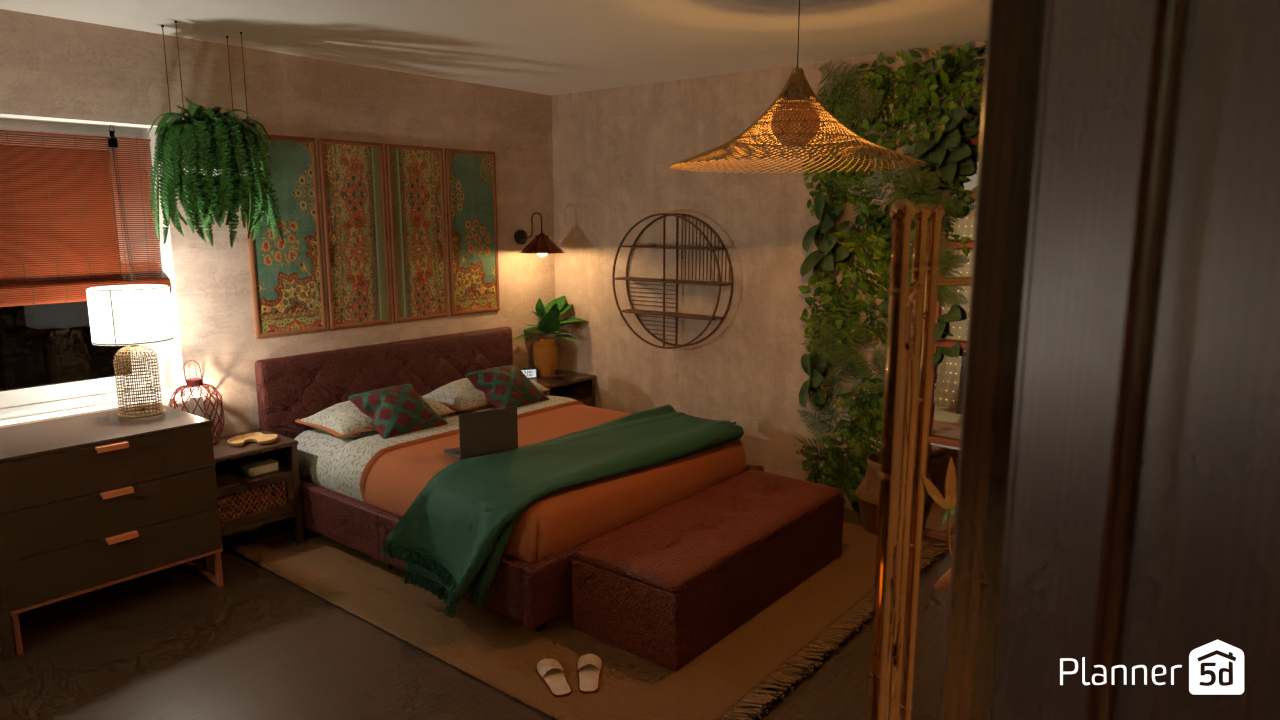 Warm Bedroom #20755114 by Loren