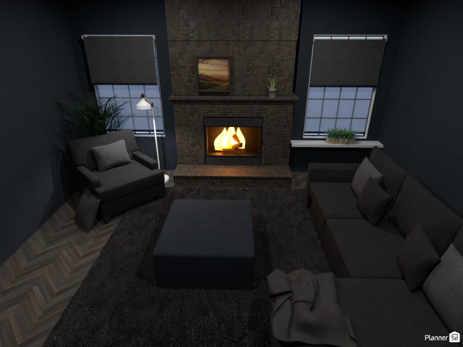 room with fire place #5470561 by yusuf somay