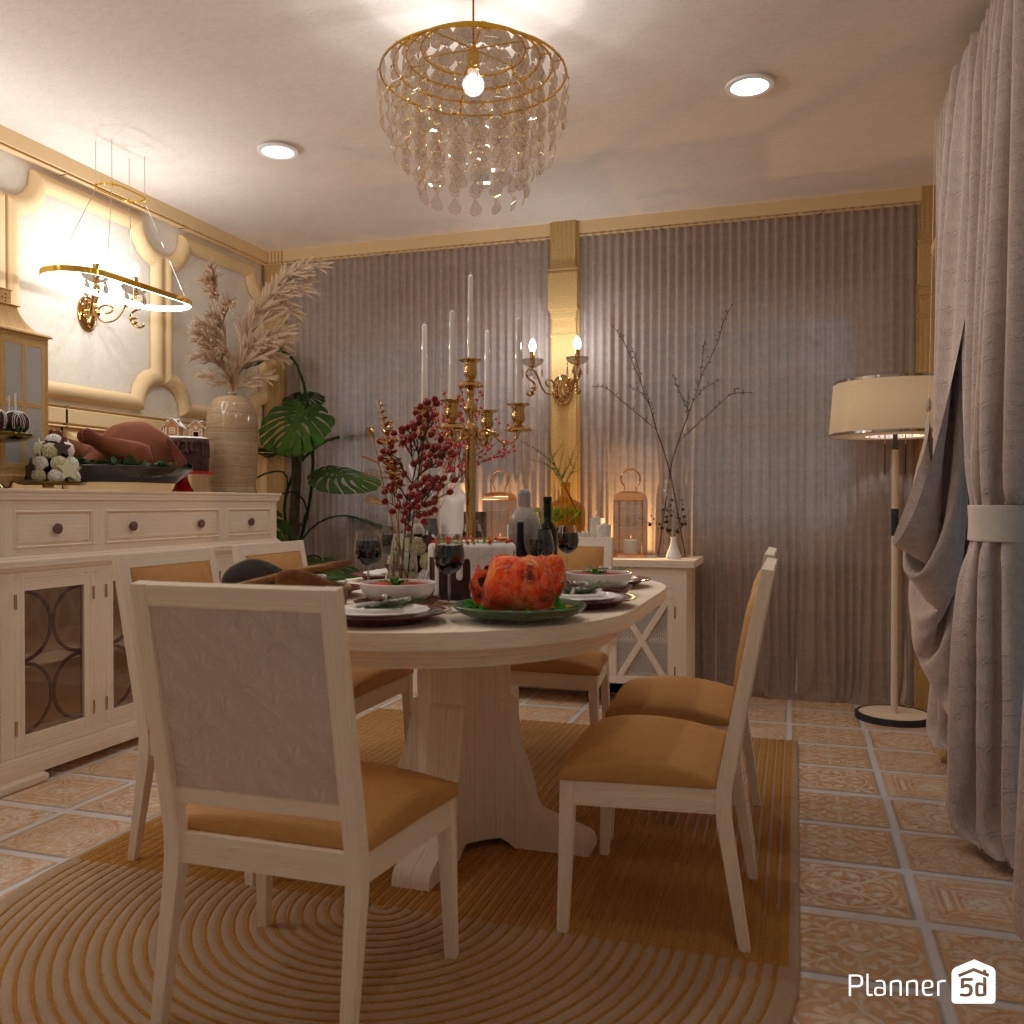 DB: Thanksgiving Day - room shell copy #23441175 by Editors Choice