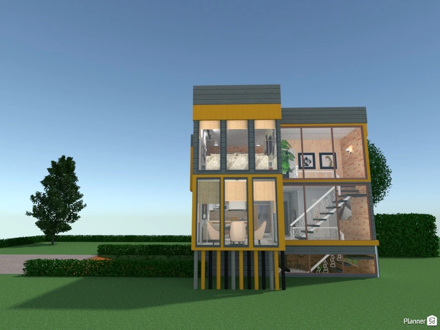 Modern Mansion #2974964 Por Micaela Maccaferri