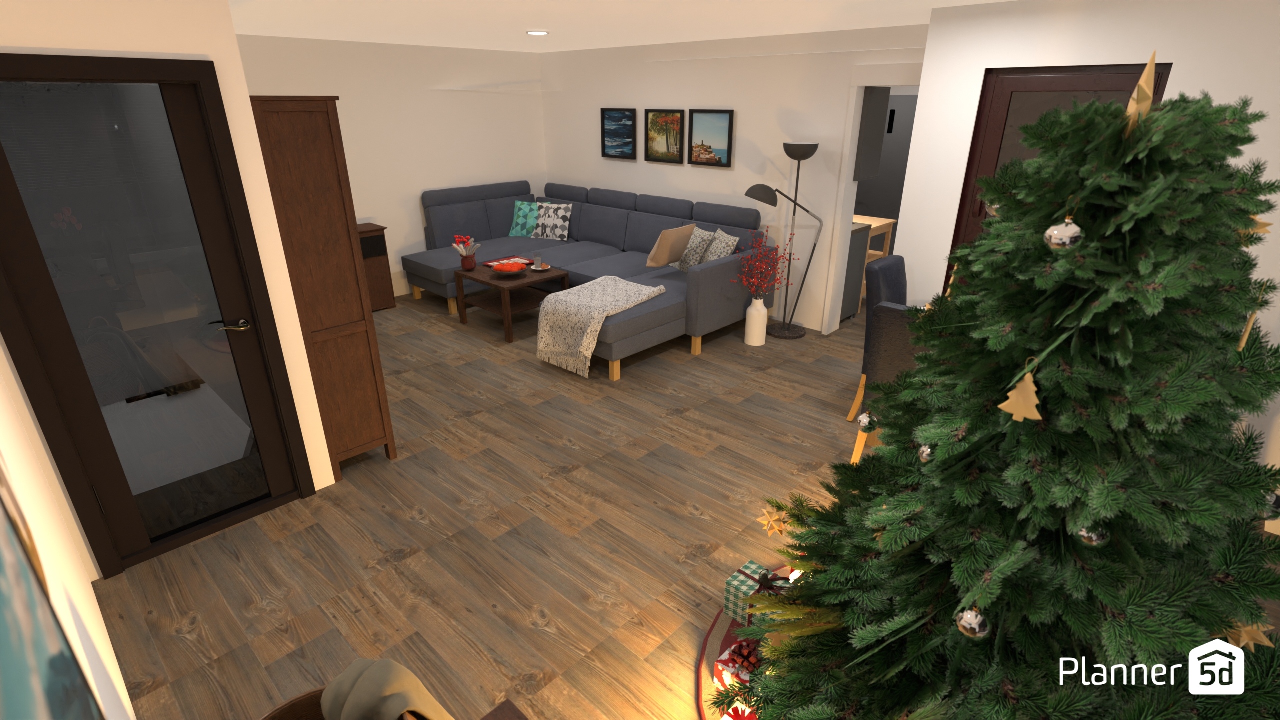 1vchod + 2kříd. dveře v rohu #23347238 by Kristýna