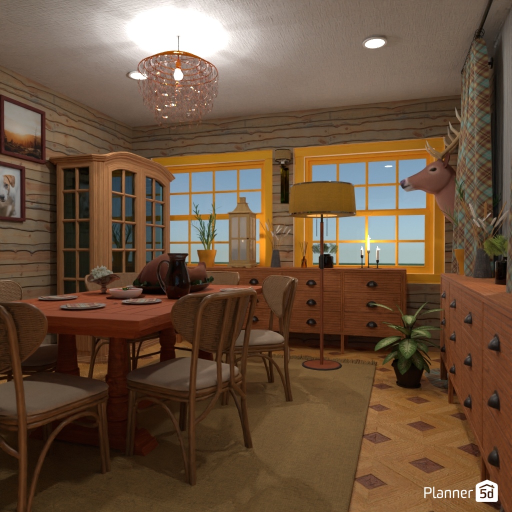 DB: Thanksgiving Day - room shell copy #23404939 by Editors Choice