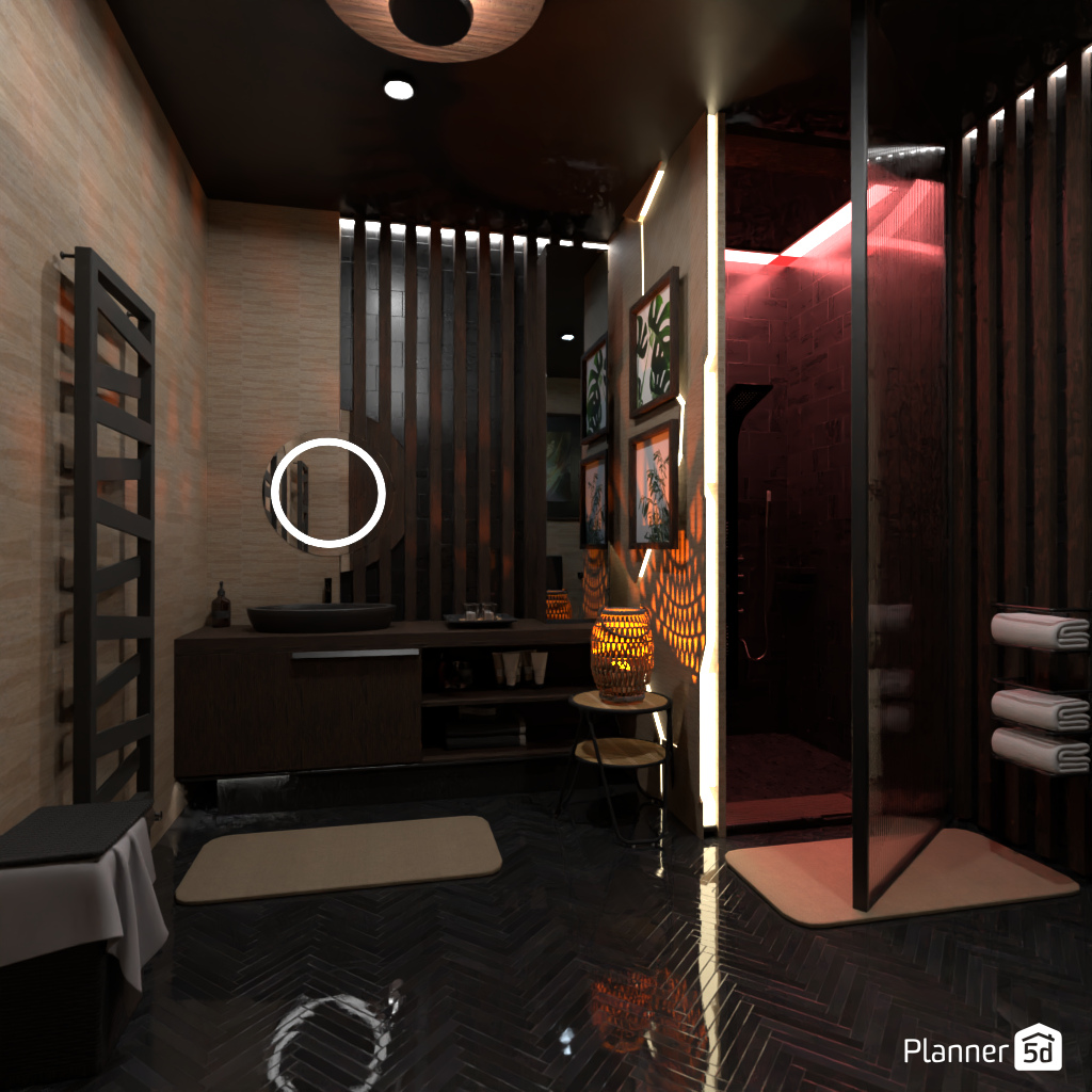 Dark Bathroom #17680715 by Editors Choice