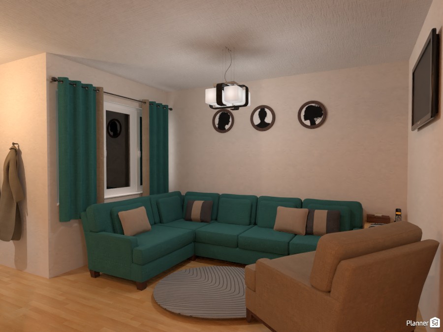 turquoise themed house #3955156 by Chani