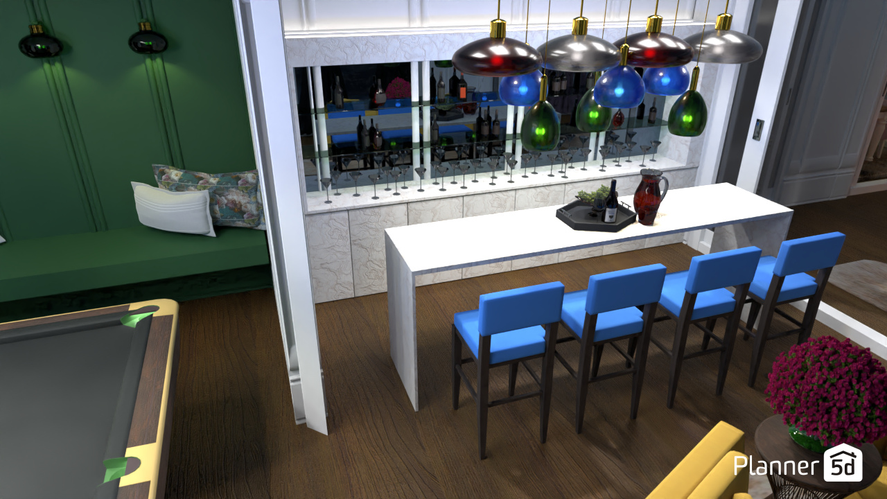 Billiard room #10759484 by Nina Gabrielle