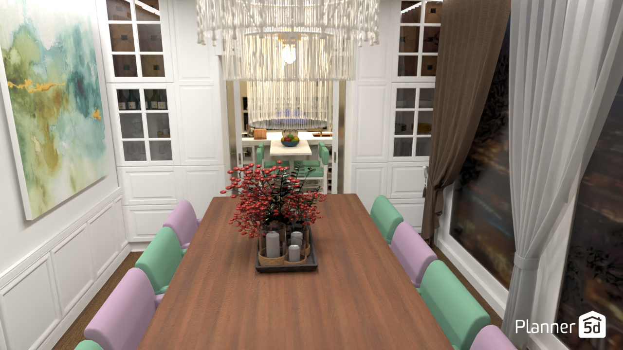 Dinning room #10771216 by Nina Gabrielle