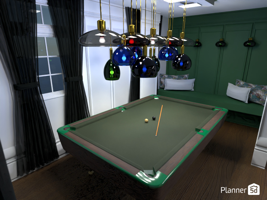 Billiard room #12717059 by Nina Gabrielle