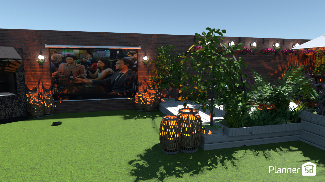 Rooftop Terrace #12717171 by Nina Gabrielle