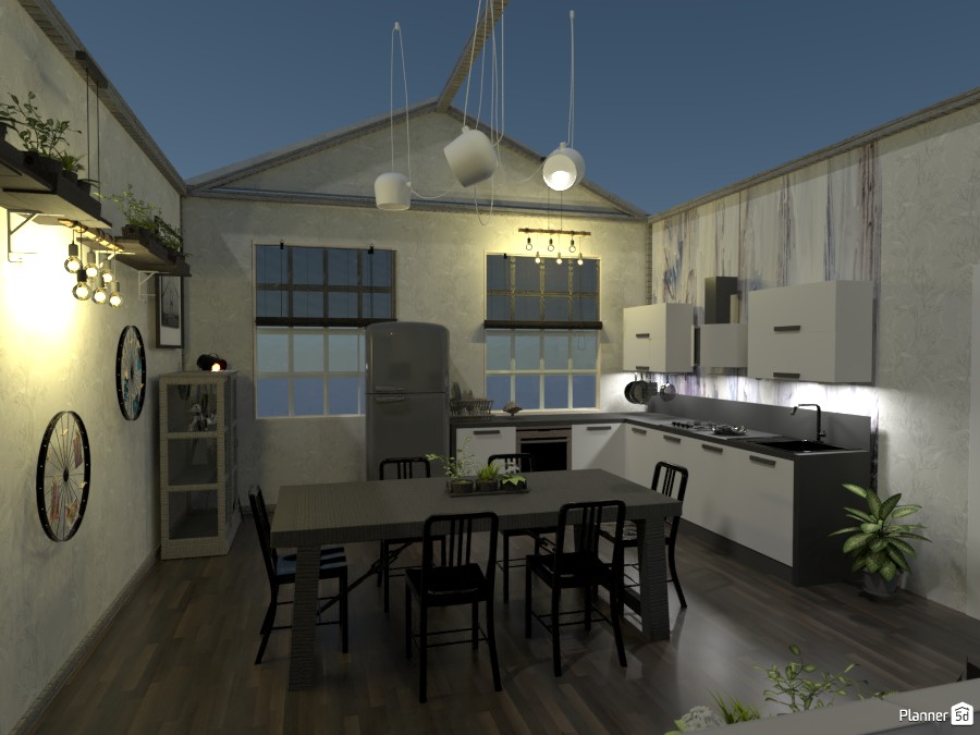 Contest Living room and Kitchen.  Kitchen 3554220 by Doggy image