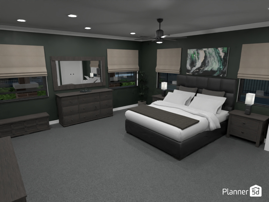 Spacious bedroom #8146281 by Jeremiah Johnson