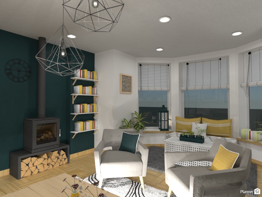 Scandinavian living room IV #3643585 by Elena Z