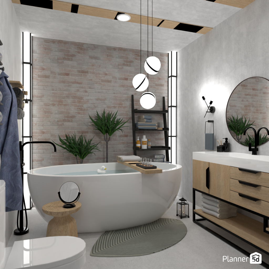 Bath with candles #19277576 by Editors Choice