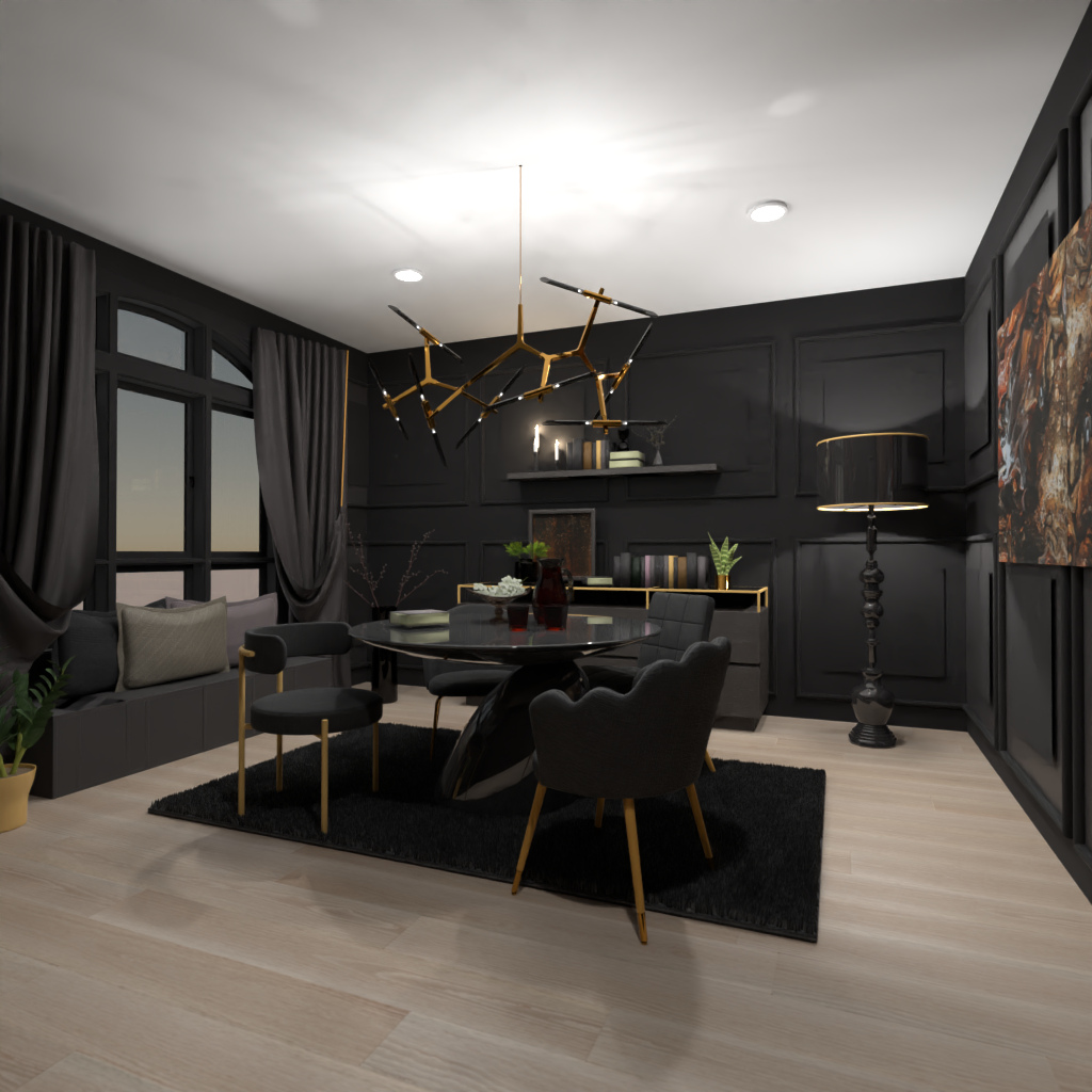 Black table #12044848 by Editors Choice