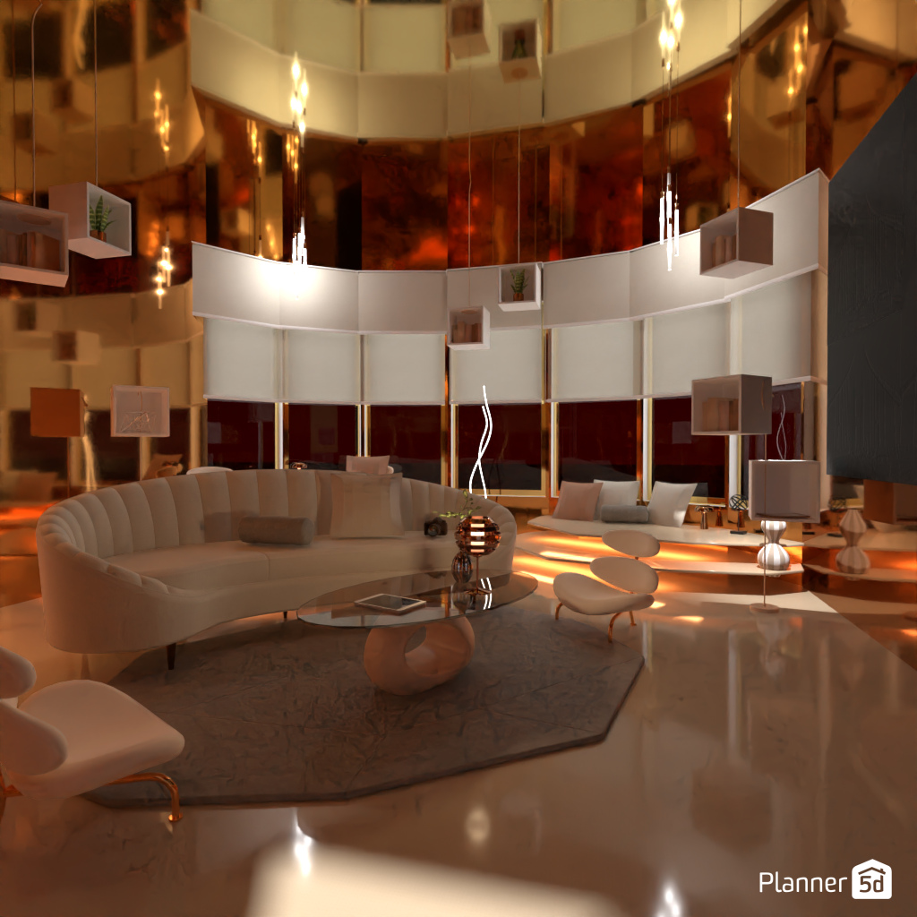 Futuristic Living Room #17087499 by Editors Choice