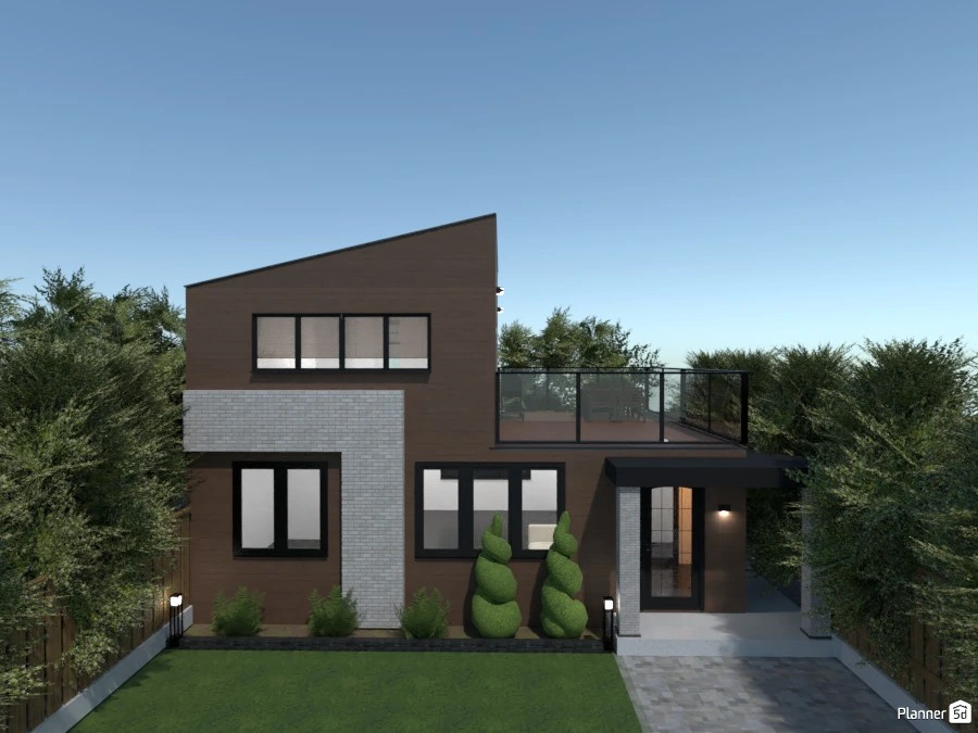 Wooden modern house #3025664 by rilly