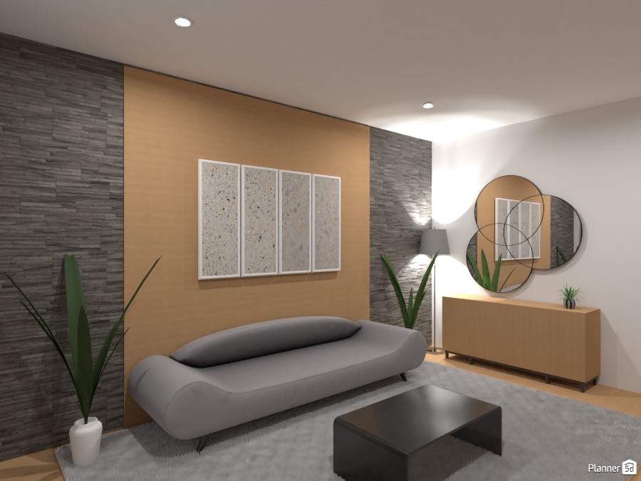 Salón minimalista #4770293 by Laura