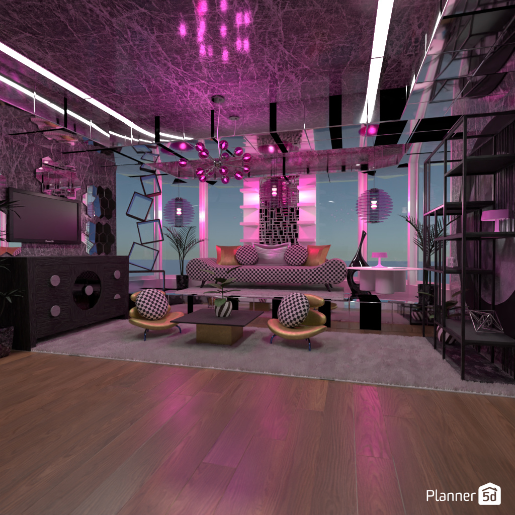 Futuristic Living Room #3361152 by Editors Choice