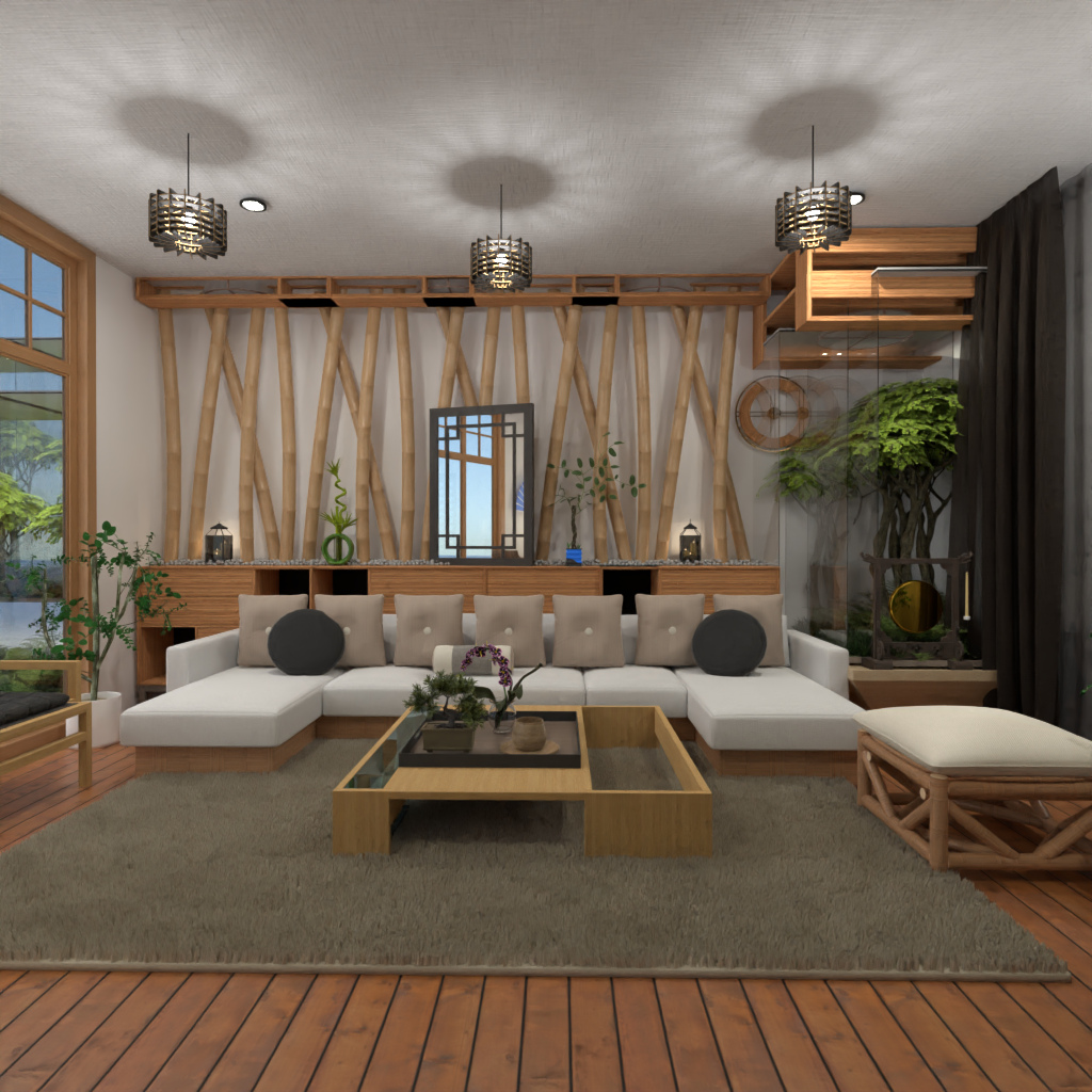 Japanese-style Living Room #15364783 by Editors Choice