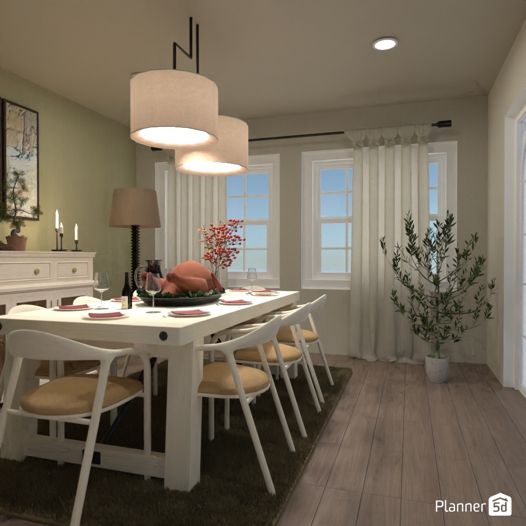 DB: Thanksgiving Day - room shell copy #23449651 by Editors Choice