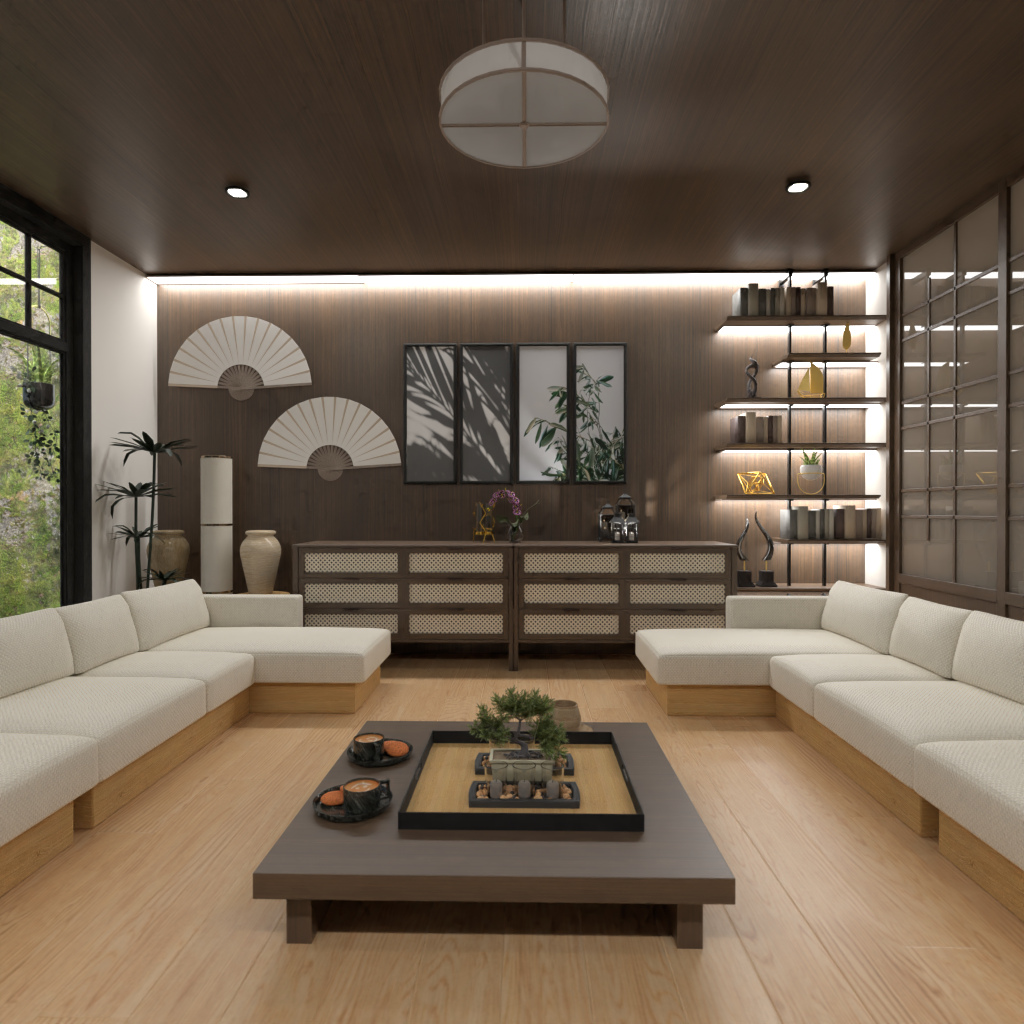 Japanese-style Living Room #15353067 by Editors Choice
