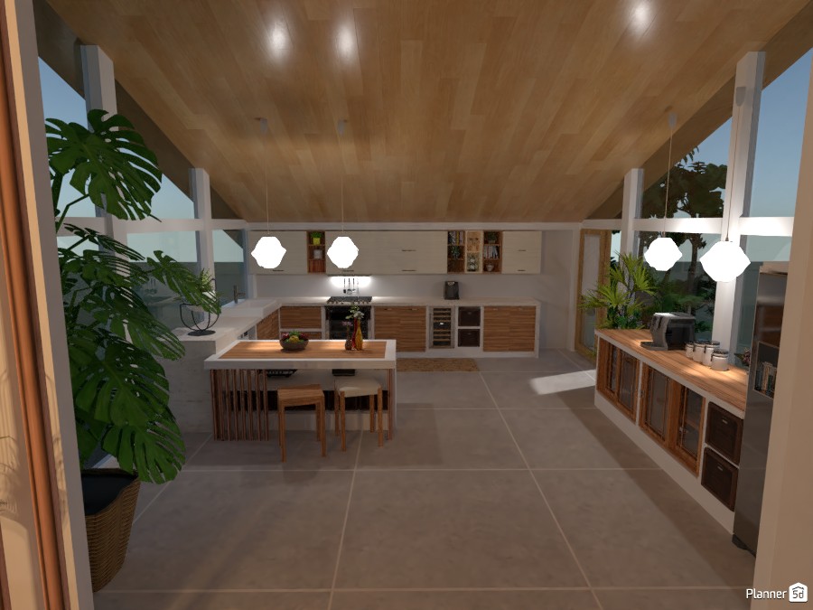 Glass Villa: Kitchen #4072482 by Micaela Maccaferri