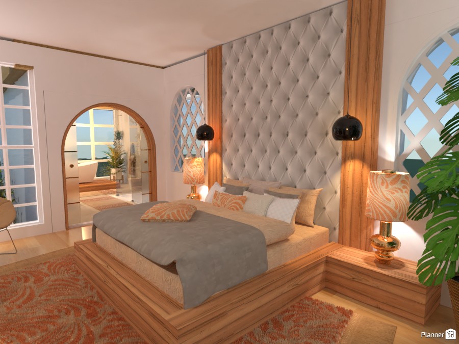 Glass Villa: Bedroom #4072522 by Micaela Maccaferri
