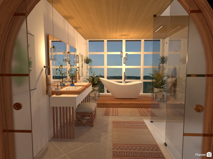 Glass Villa: Bathroom #4072530 от Micaela Maccaferri