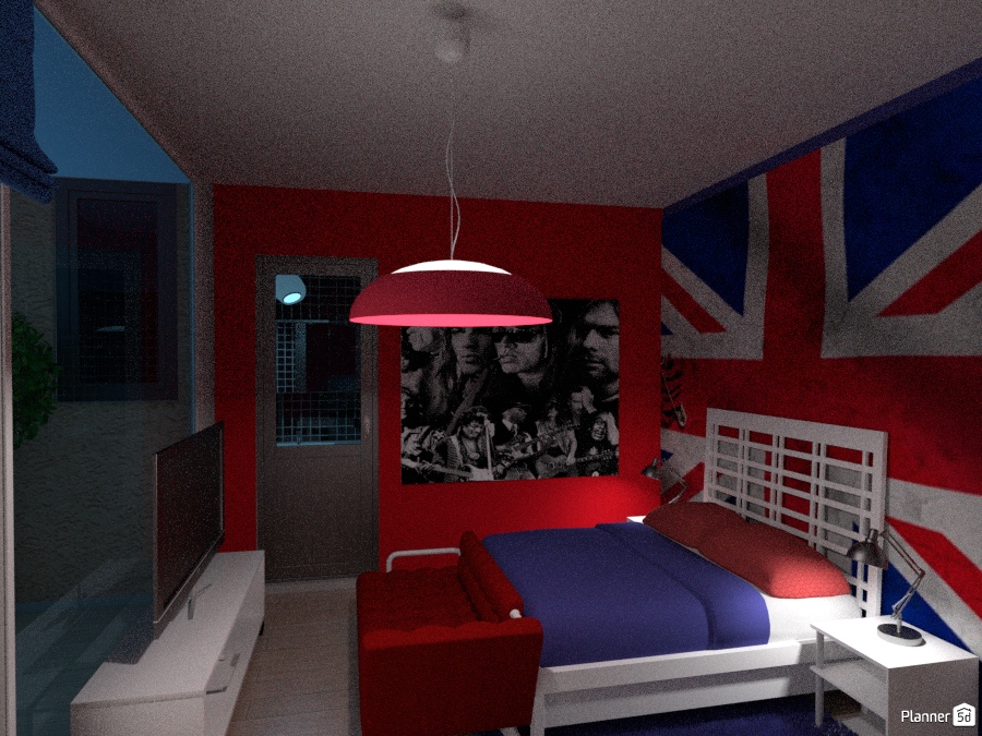ROOM ENGLAND AND ROCK THEME #1844452 by Maison Maeck