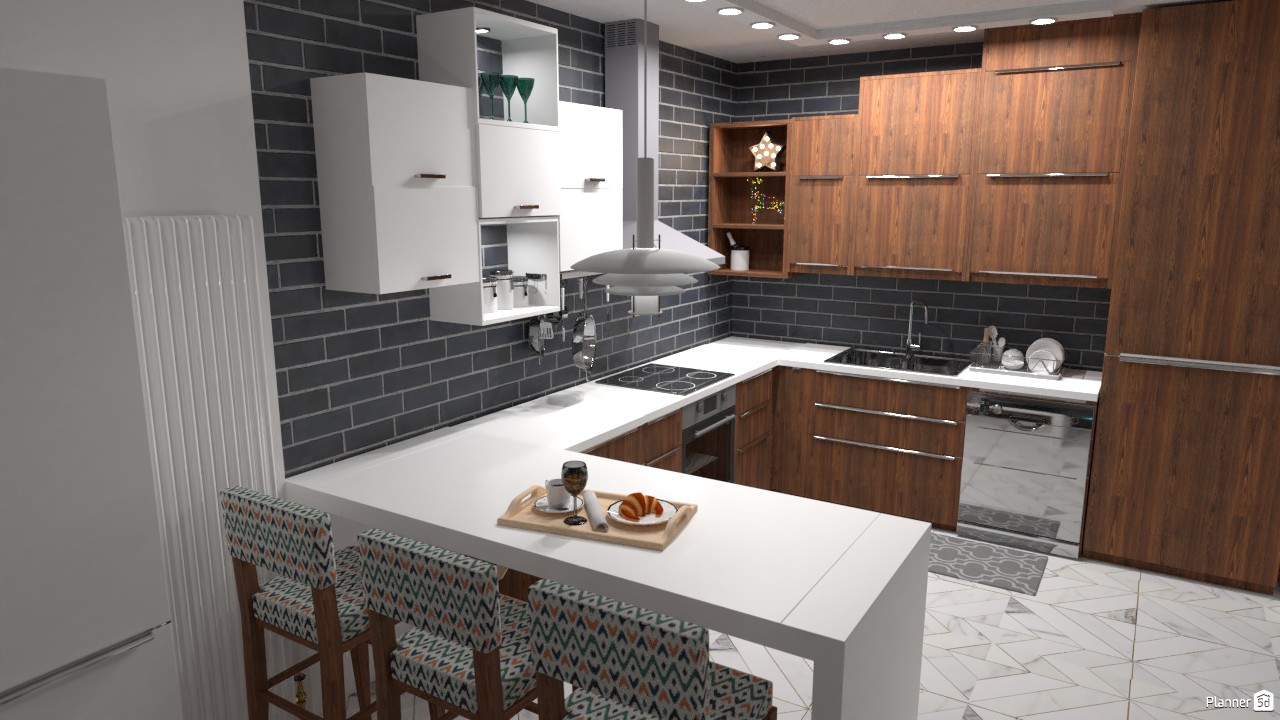 Modern Kitchen #3893324 by Elena
