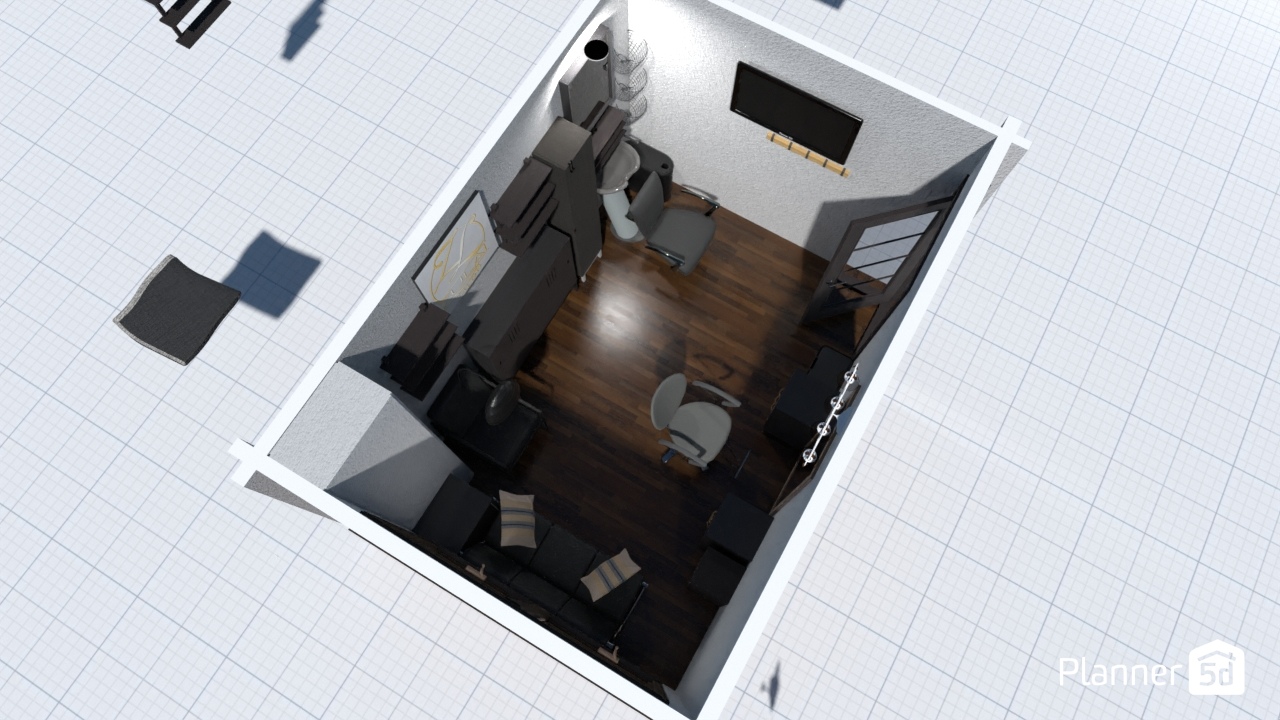 Salon layout 1 #25796344 by Anonymous