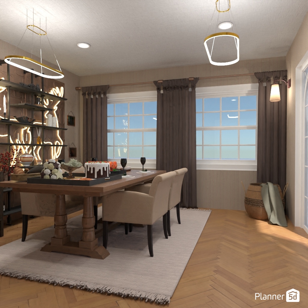 DB: Thanksgiving Day - room shell copy #23443067 by Editors Choice