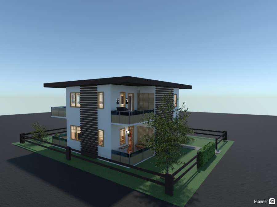 Modern house with two apartments #4386586 by Gabes