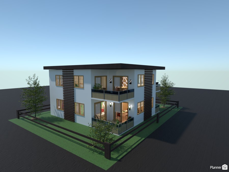 Modern house with two apartments #4386596 by Gabes