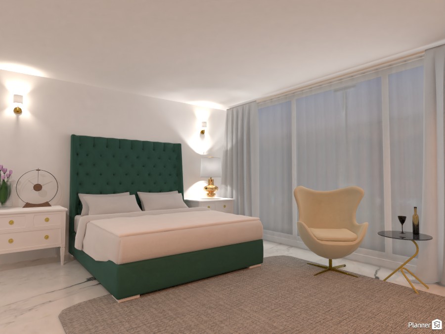 White bedroom #3661733 by rilly